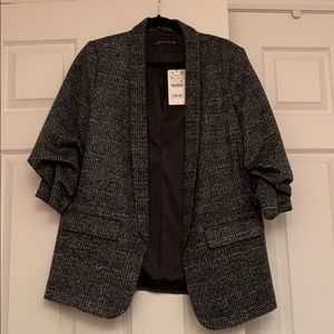 NWT Zara 3/4 Tweed Blazer